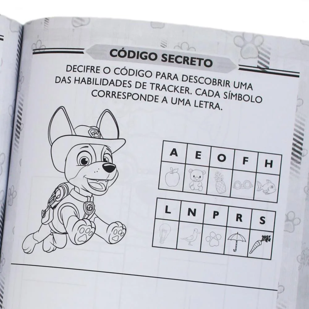 Livro Infantil Colorir 365 Atividades Patrulha Canina Magic Kids - imagem 6