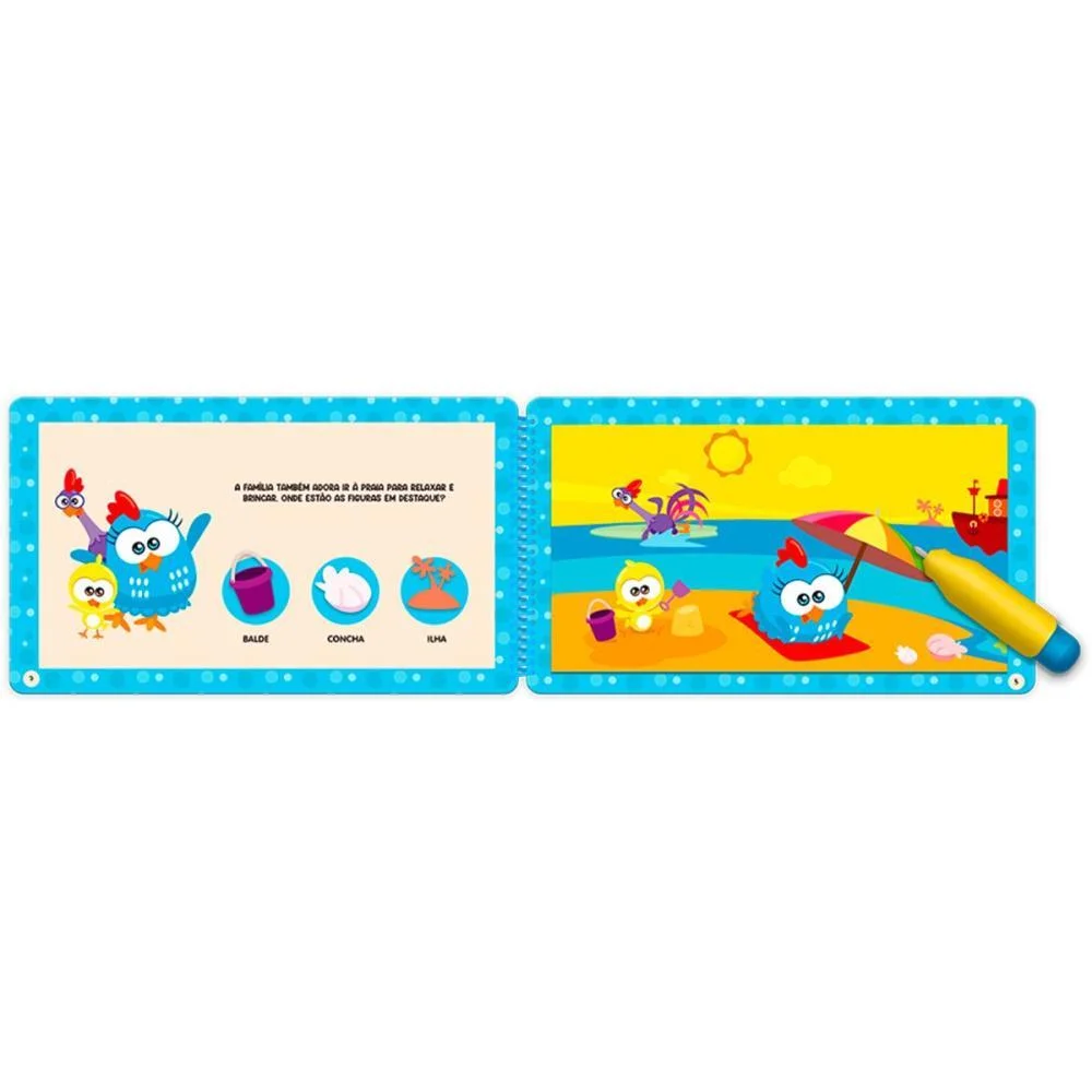 Livro Aquabook Galinha Pintadinha 24,5X14 10P Culturama - imagem 4