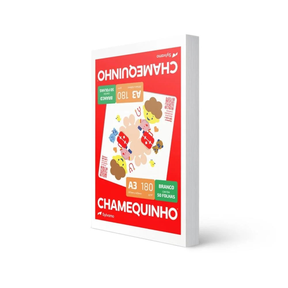 Papel Sulfite A3 Chamequinho 180Gr Chamex (Pct.c/50) - imagem 3