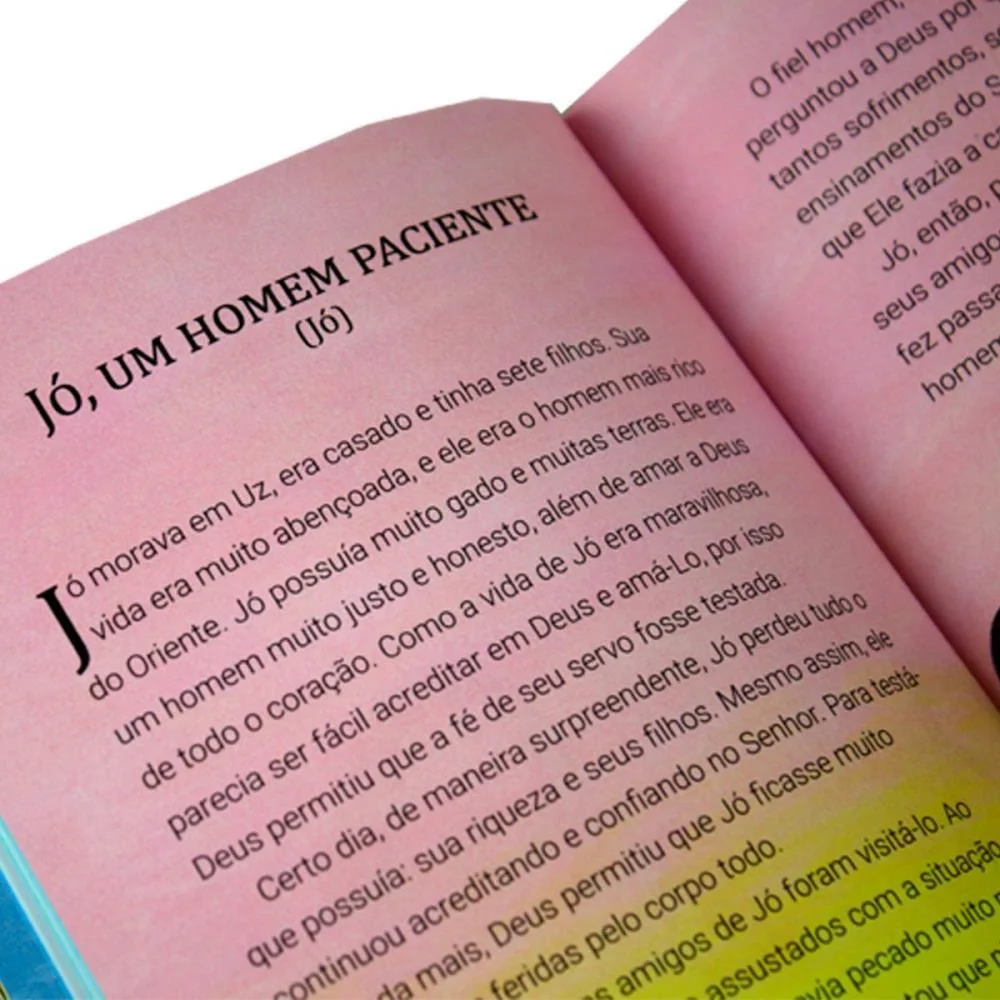Livro Infantil Ilustrado Biblia P/Meninas 20X14Cm 128Pg Magic Kids - imagem 4