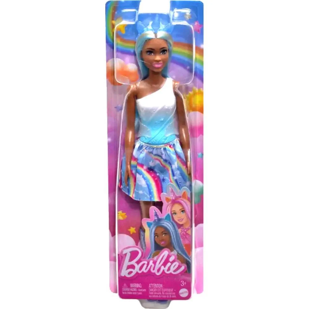 Barbie Fantasy Boneca Unicornio Azul Mattel - imagem 5