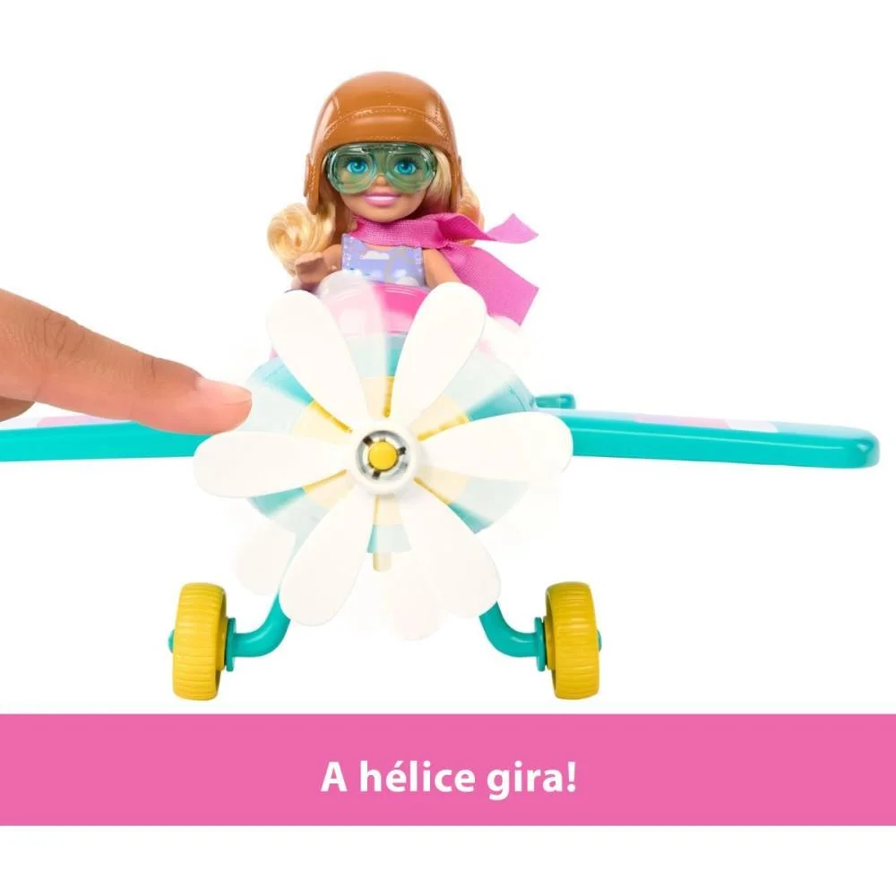 Barbie Family Chelsea Cj. Piloto De Avião Mattel - imagem 5