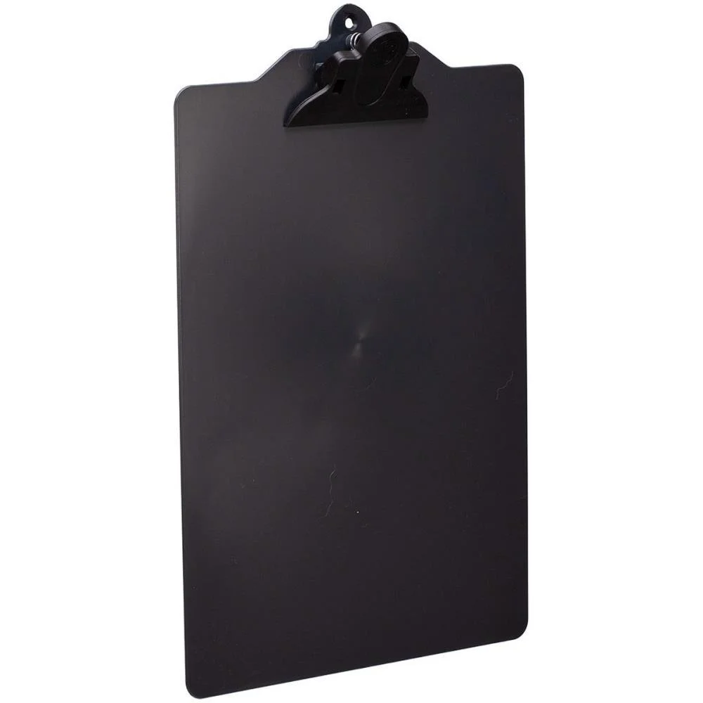 Prancheta Plastica A4 C/Prend.plast. Black Carbrink - imagem 3
