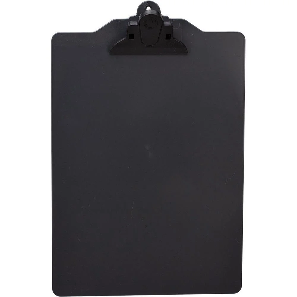 Prancheta Plastica A4 C/Prend.plast. Black Carbrink - imagem 4