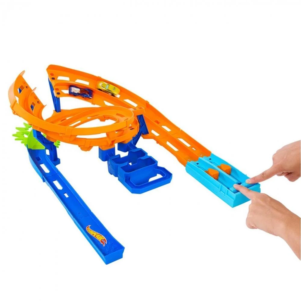 Hot Wheels Pista Action Circuito Giro Veloz Mattel - imagem 4
