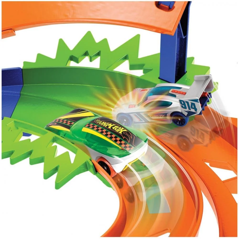 Hot Wheels Pista Action Circuito Giro Veloz Mattel - imagem 5