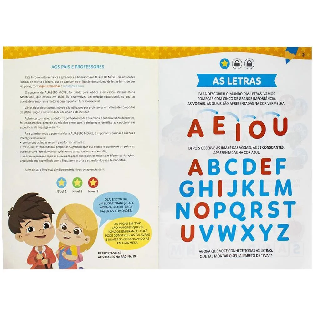 Material Didatico Eva Alfabeto Movel Apre.casa 63Pc Todolivro - imagem 4
