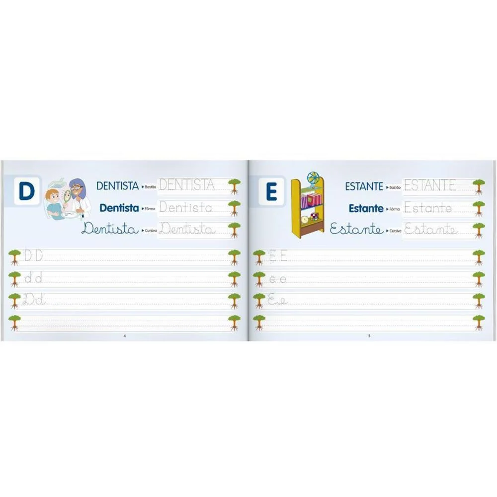Livro Caligrafia Escolinha Sistema Uv 48P 27X20 Todolivro - imagem 4