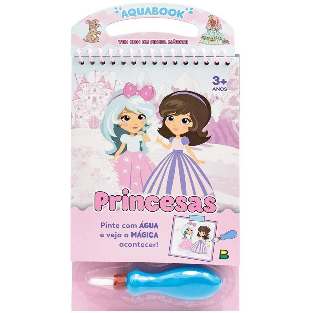 Livro Aquabook Princesas 27,6X13,6Cm 10Pag Todolivro - imagem 2