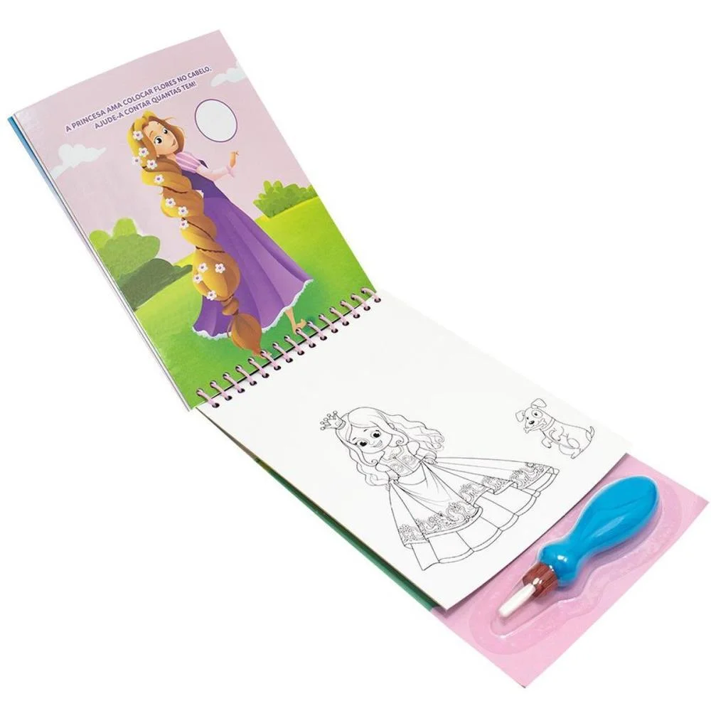 Livro Aquabook Princesas 27,6X13,6Cm 10Pag Todolivro - imagem 3