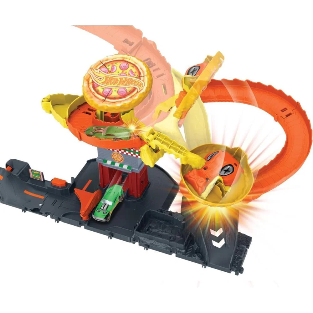 Hot Wheels Pista City Ataque De Cobra Vs Pizzaria Mattel - imagem 6
