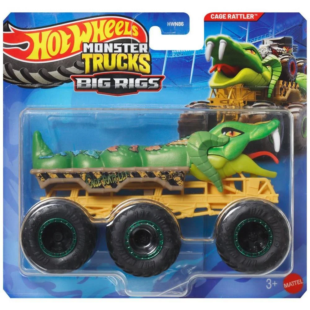 Hot Wheels Monster Trucks Caminhoes Reboque 1:64 (S) Mattel - imagem 6