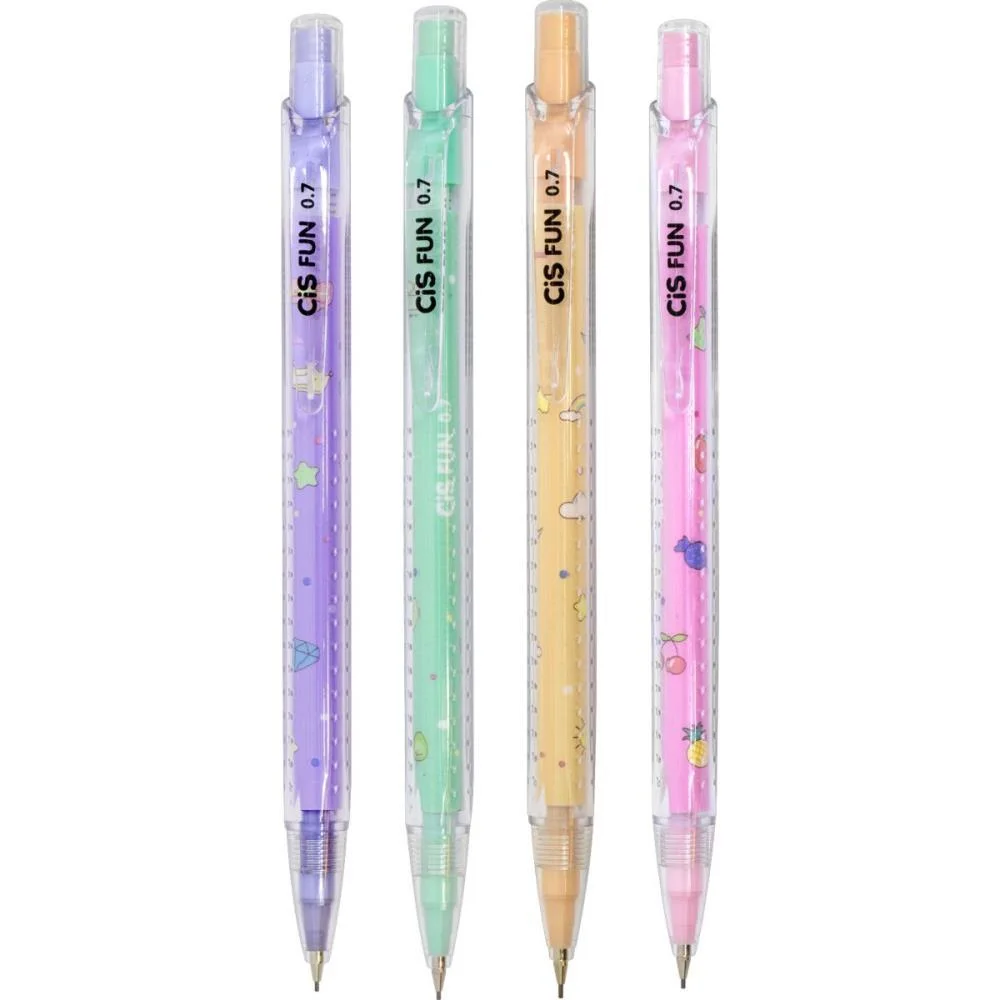 Lapiseira 0.7Mm Cis Fun 4 Cores Sertic C/ 24 Unidades - imagem 4