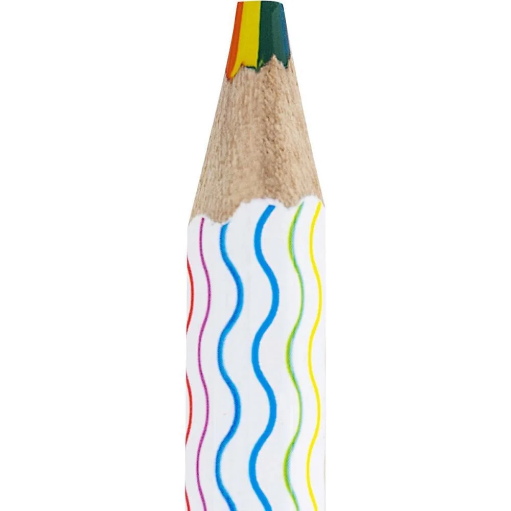 Lapis De Cor Sextavado Rainbow Big Graf. 12Cores Sort Brw (Pote-24) - imagem 4