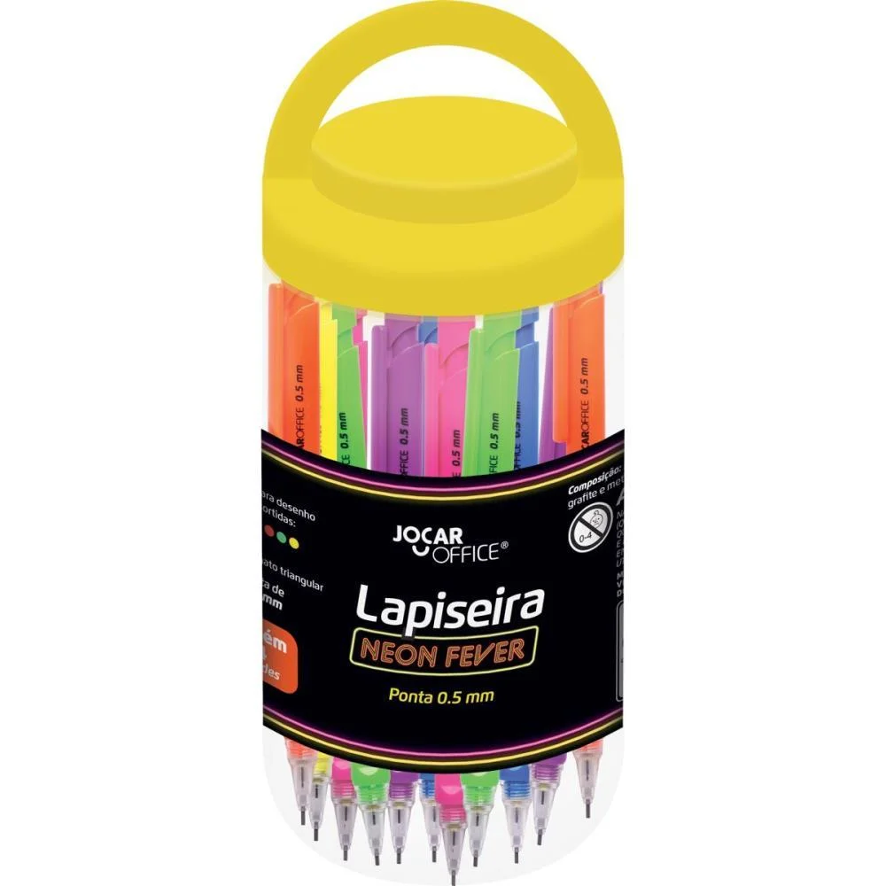 Lapiseira 0.5Mm Neon Fever Triang.c/Graf.6Core Leonora (Pote-24) - imagem 2