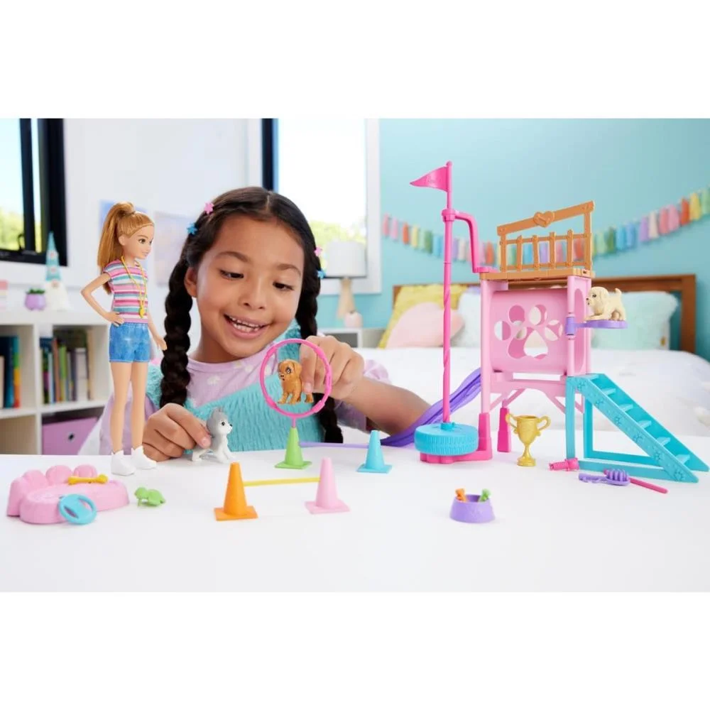 Barbie Entretenimento Stacie Conj Treinadora De Cach Mattel - imagem 7