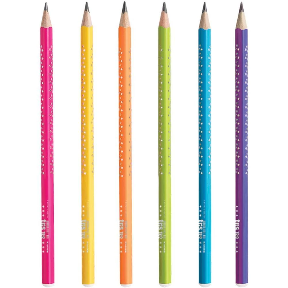 Lapis Preto Triangular Tris Trio Neon Summit (Pote-48) - imagem 4
