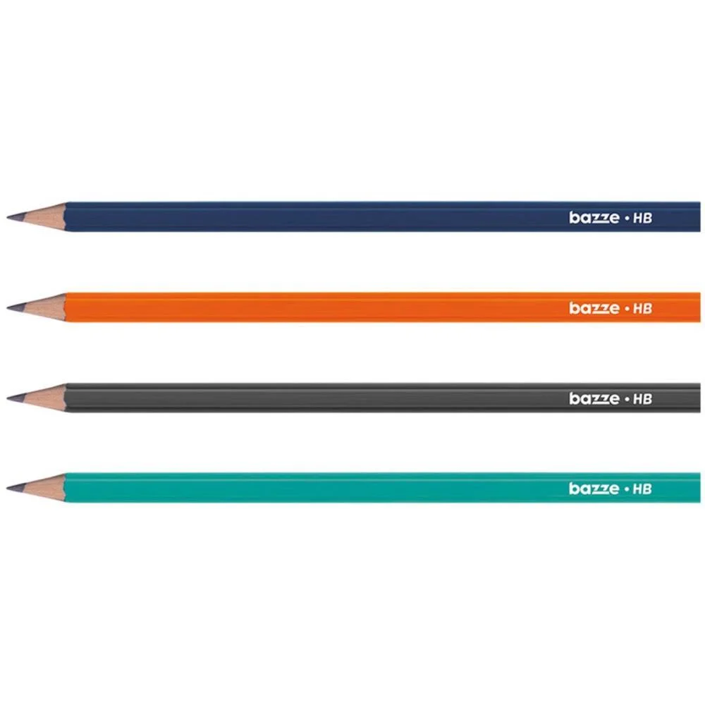 Lapis Preto Sextavado Bazze Hb Cores Summit (Cx.c/72) - imagem 4