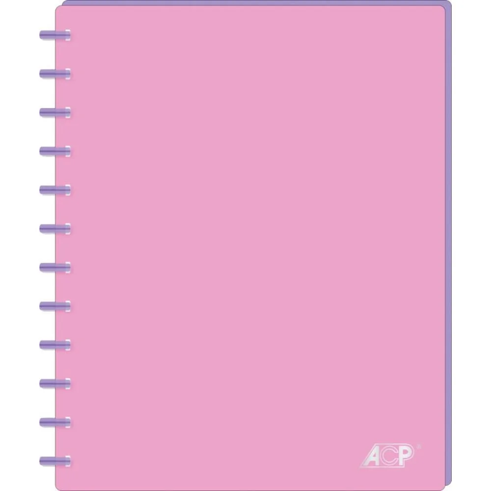 Pasta Catalogo A4 Candy Pp 30 Env. Rosa/Lilas Acp - imagem 3