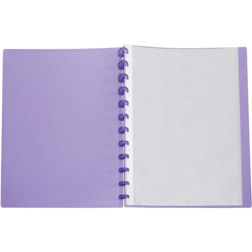 Pasta Catalogo A4 Candy Pp 30 Env. Rosa/Lilas Acp - imagem 4