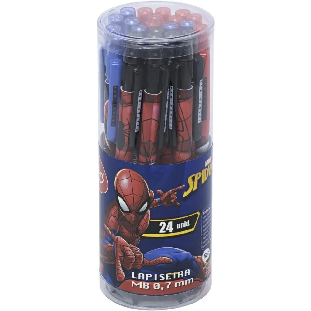 Lapiseira 0.7Mm Spider Man 3 Cores Molin (Pote-24) - imagem 3