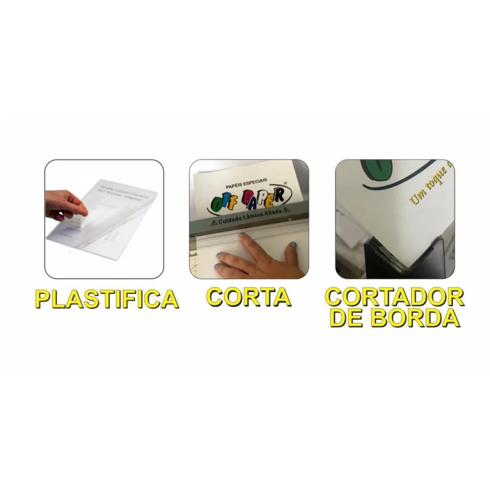 Maquina Plastificadora A3 3Em1 C/Guilhotina 220V Br Off Paper - imagem 6