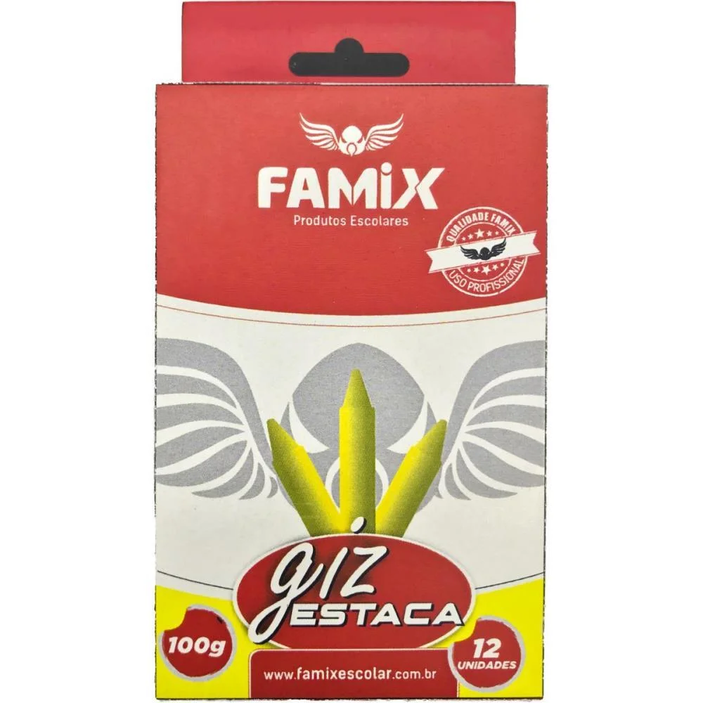 Lapis Estaca Amarelo 100G Famix (Duzia) - imagem 4