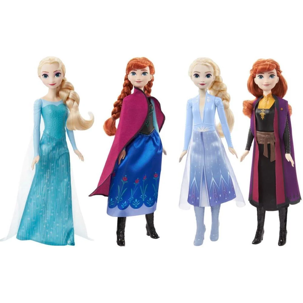 Boneca Disney Frozen Elsa E Ana 1 E 2 (S) Mattel - imagem 2