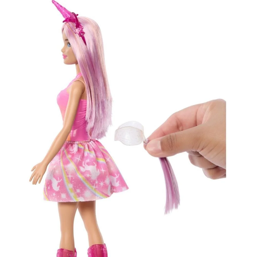 Barbie Fantasy Boneca Unicórnio Rosa Mattel - imagem 7