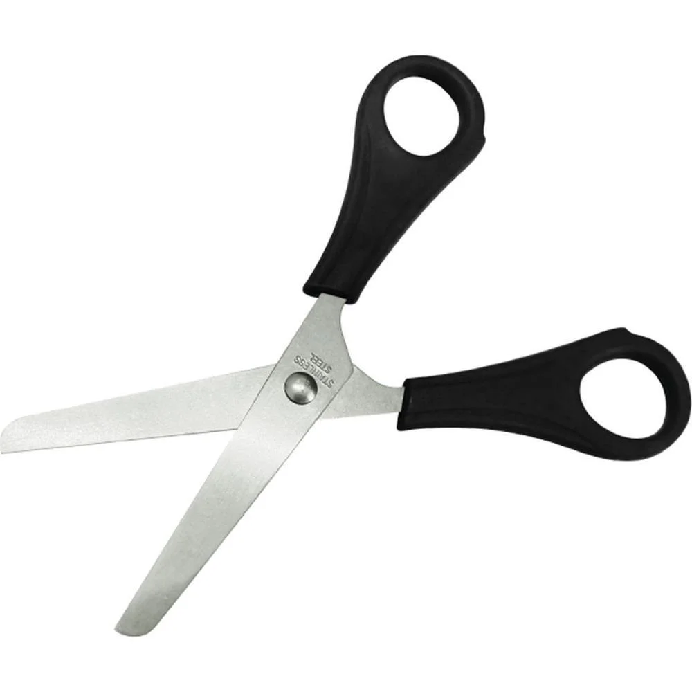 Tesoura Escolar G-0120 Preta 13Cm Gramp Line (Cx.c/20) - imagem 2