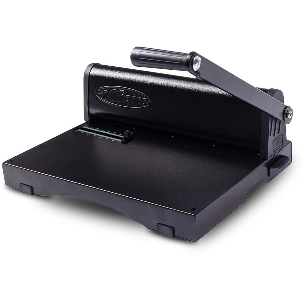 Maquina Encadernadora L390X115Mm P/20F.54Furos Pt A4 Menno - imagem 3