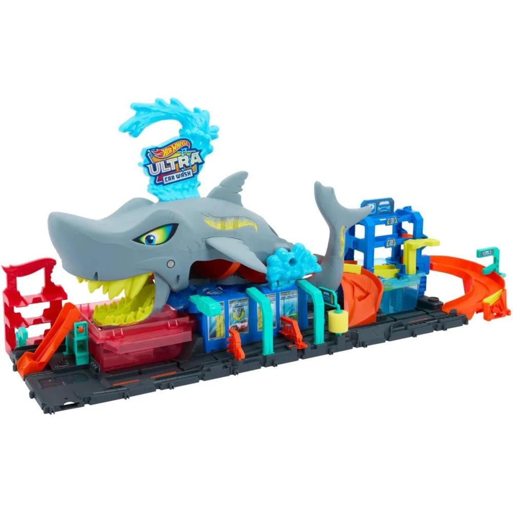 Hot Wheels Pista City Lava-Rápido Mega Tubarão Mattel - imagem 2