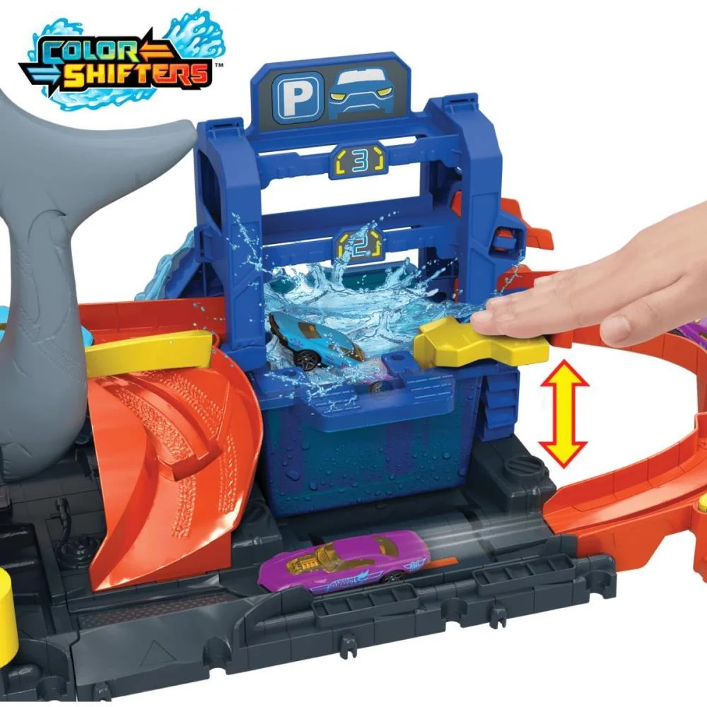 Hot Wheels Pista City Lava-Rápido Mega Tubarão Mattel - imagem 4
