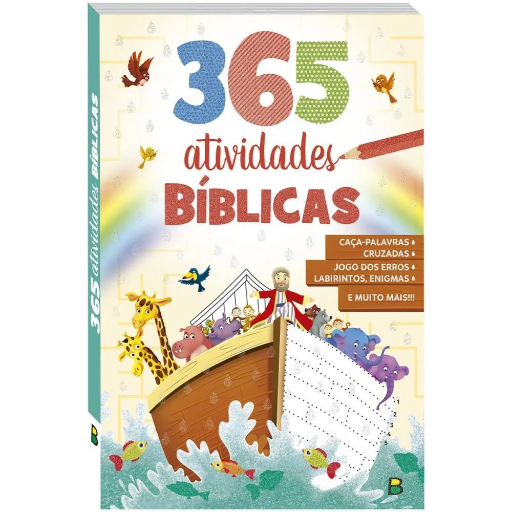 Livro De Atividades 365 Atividades Biblicas 288Pag Todolivro - imagem 3