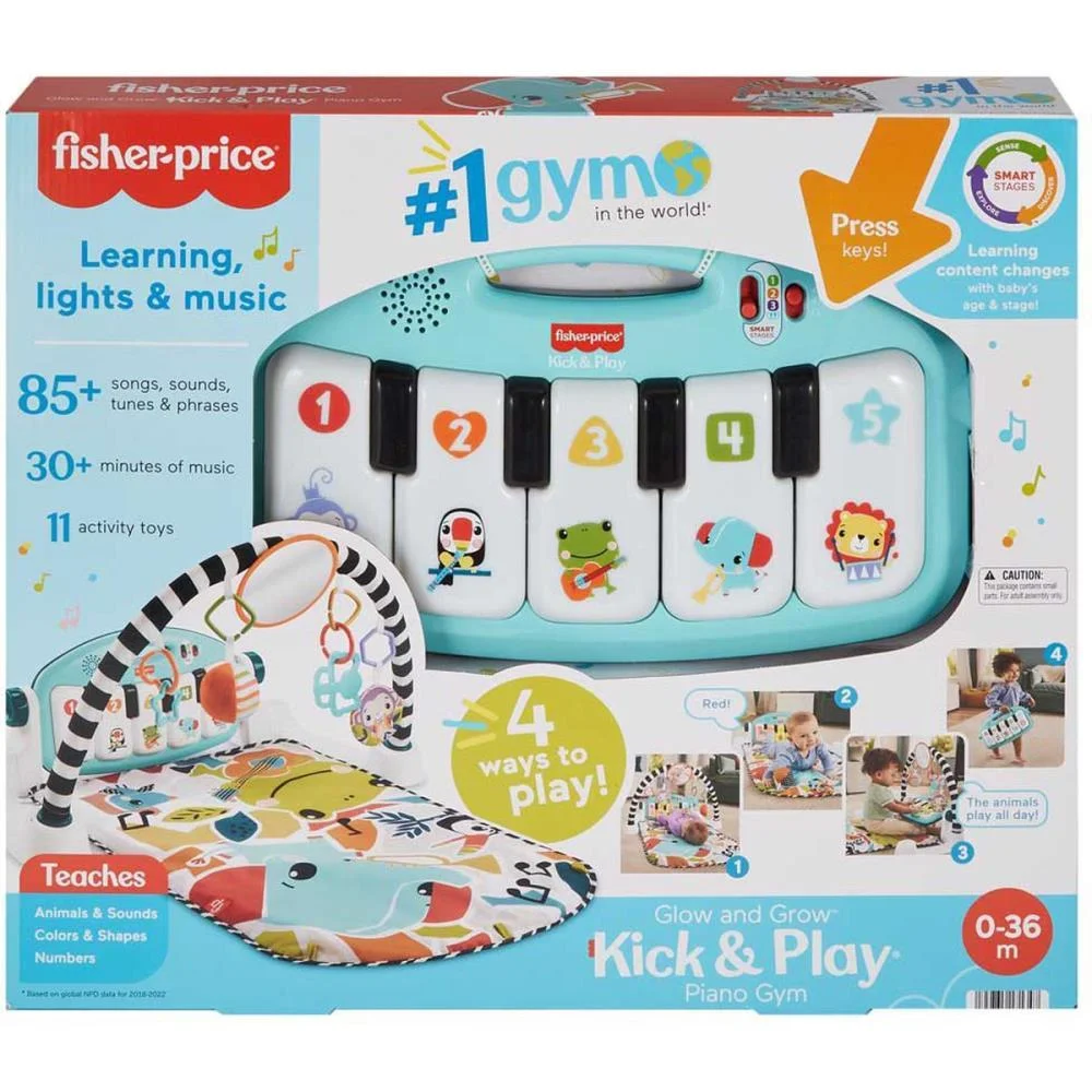 Fisher-Price Newborn Toys Ginasio De Ativ. Pianinho Mattel - imagem 8