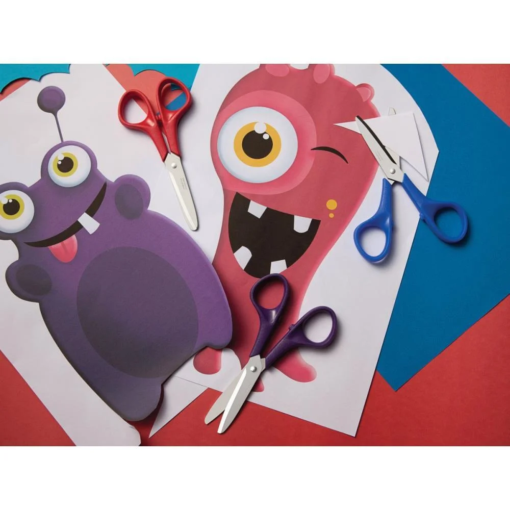 Tesoura Escolar Supercort Monster 12,5Cm Color Tramontina C/ 30 Unidades - imagem 4