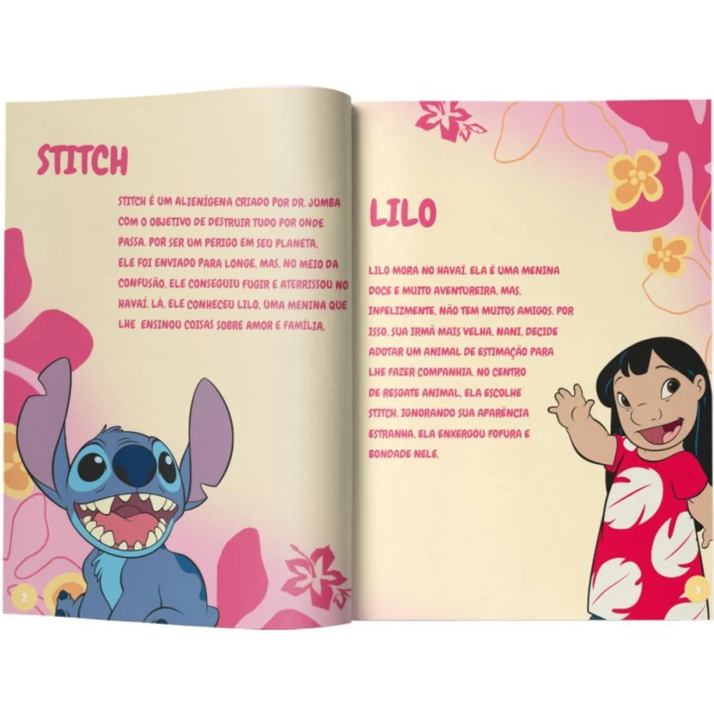 Livro Com Adesivos Stitch 40Pag. C/500 Adesivos Culturama - imagem 5