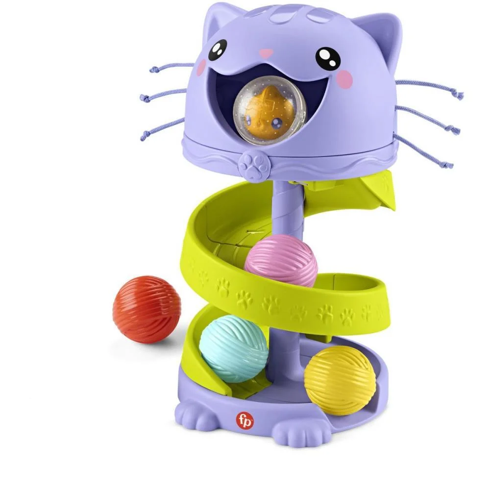 Fisher-Price Infant Gatinho Bolinhas Rolando Mattel - imagem 3