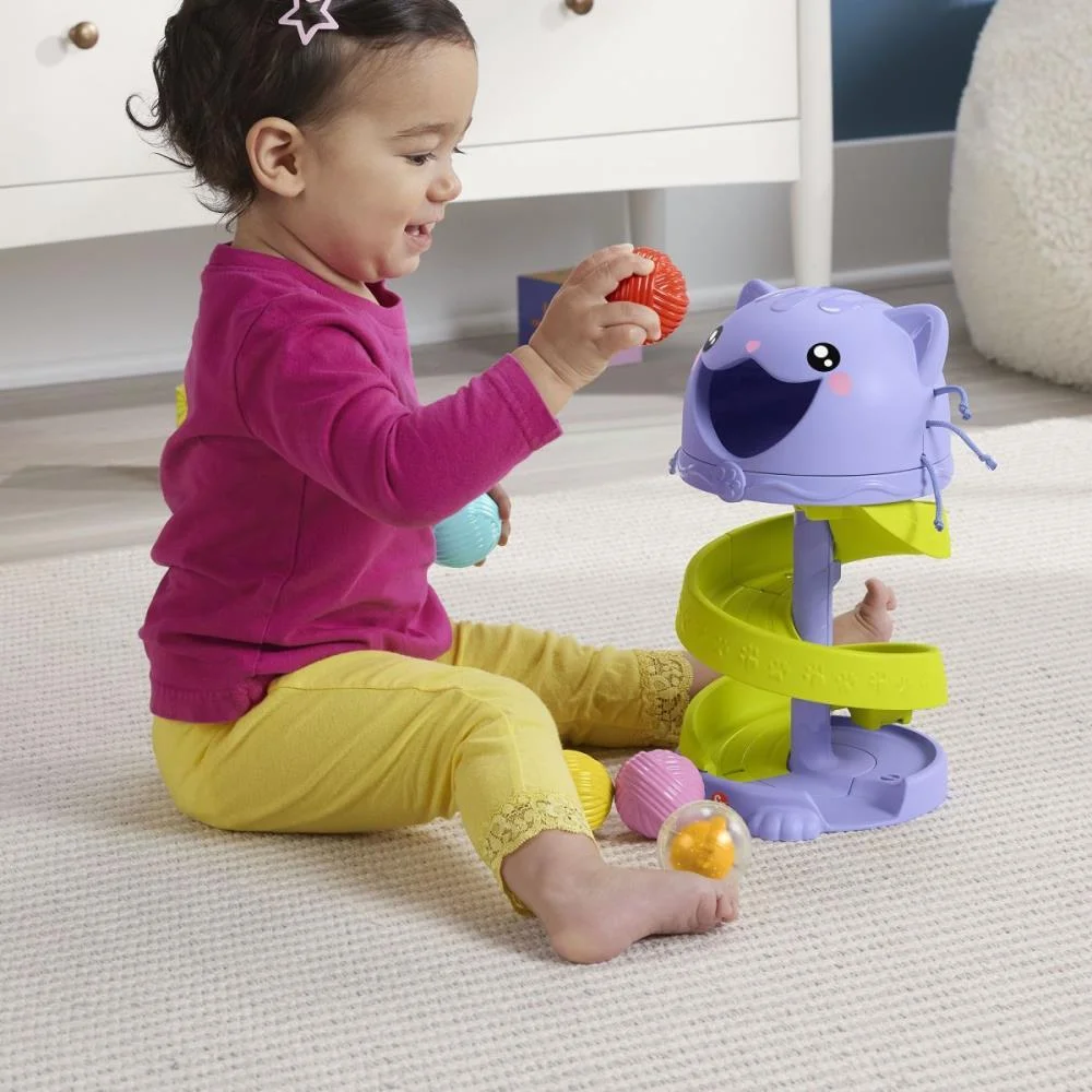 Fisher-Price Infant Gatinho Bolinhas Rolando Mattel - imagem 7