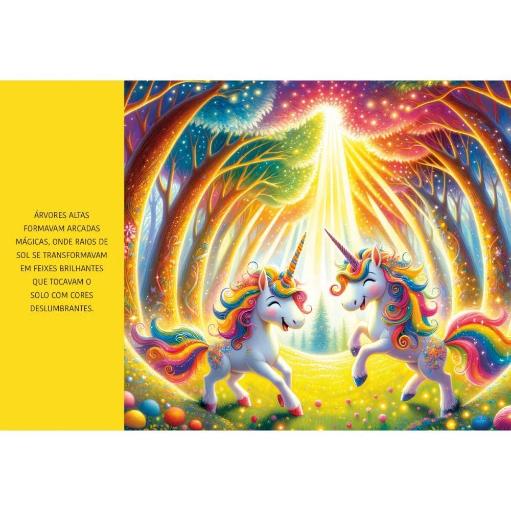 Livro Brinquedo Ilustrado Unicornio 6Livros+1 Quebra Cab Magic Kids (Maleta) - imagem 4