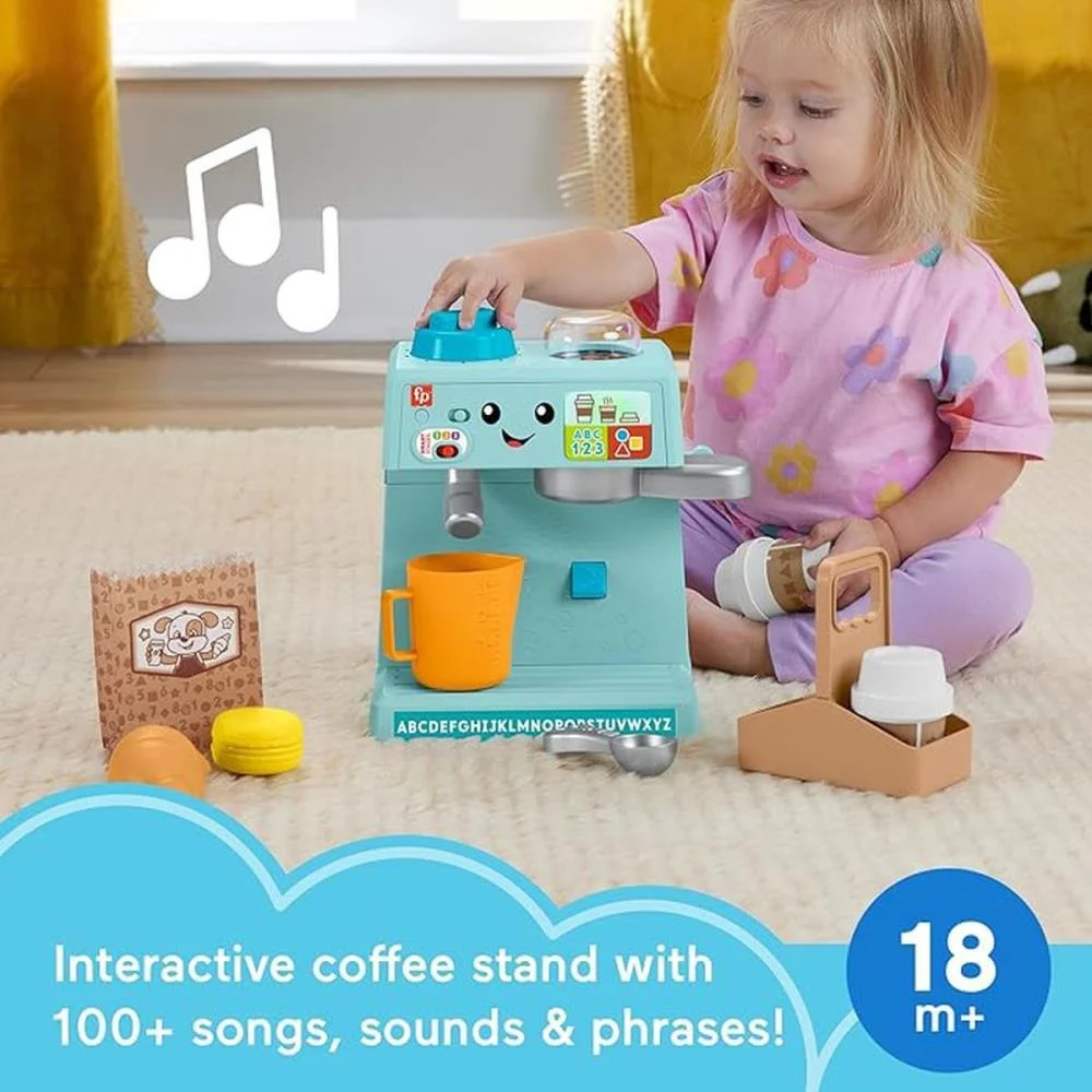 Fisher-Price Aprender Brincar Minha Primeira Maquina De Cafe Mattel - imagem 4