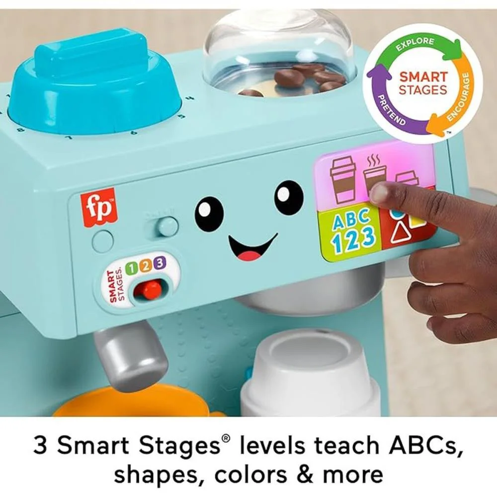 Fisher-Price Aprender Brincar Minha Primeira Maquina De Cafe Mattel - imagem 5
