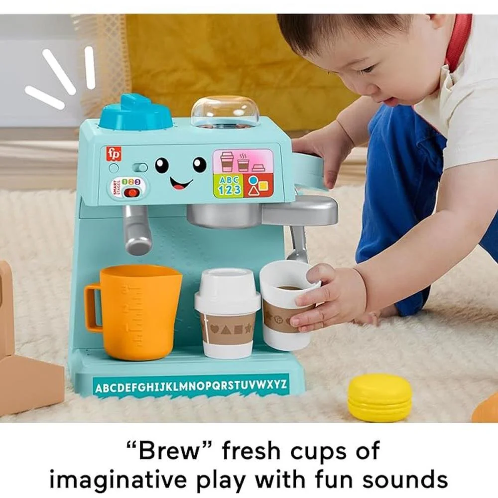 Fisher-Price Aprender Brincar Minha Primeira Maquina De Cafe Mattel - imagem 6
