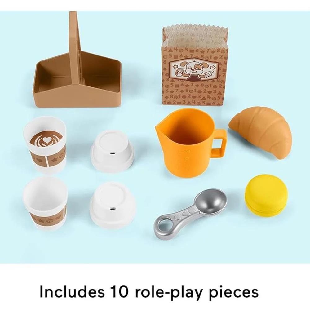 Fisher-Price Aprender Brincar Minha Primeira Maquina De Cafe Mattel - imagem 7