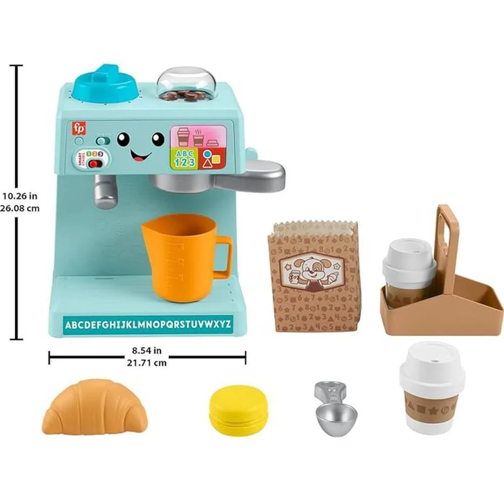 Fisher-Price Aprender Brincar Minha Primeira Maquina De Cafe Mattel - imagem 8