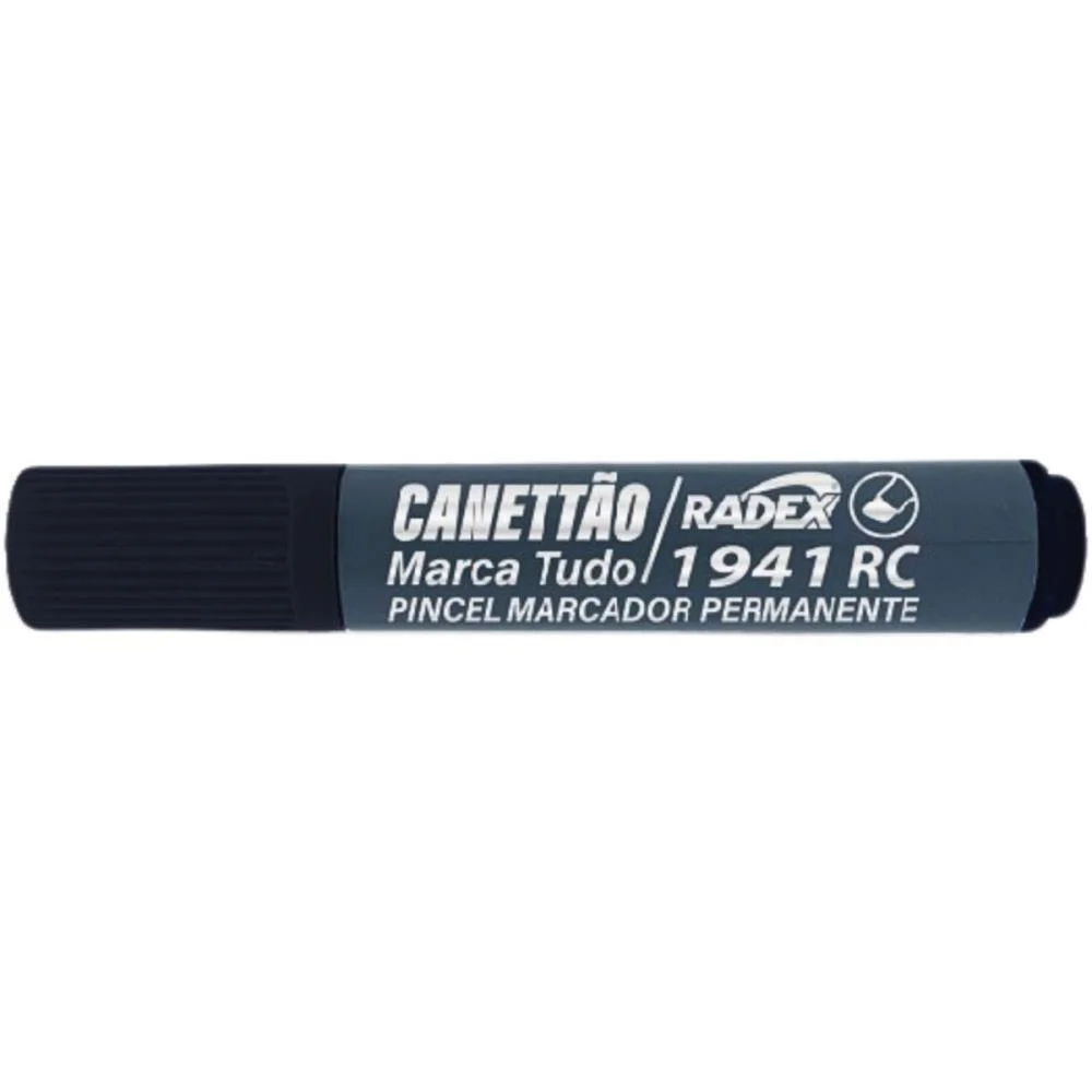 Pincel Marcador Permanente Ponta Chanf. Recarregavel Pt. Radex (Cx.c/12) - imagem 3