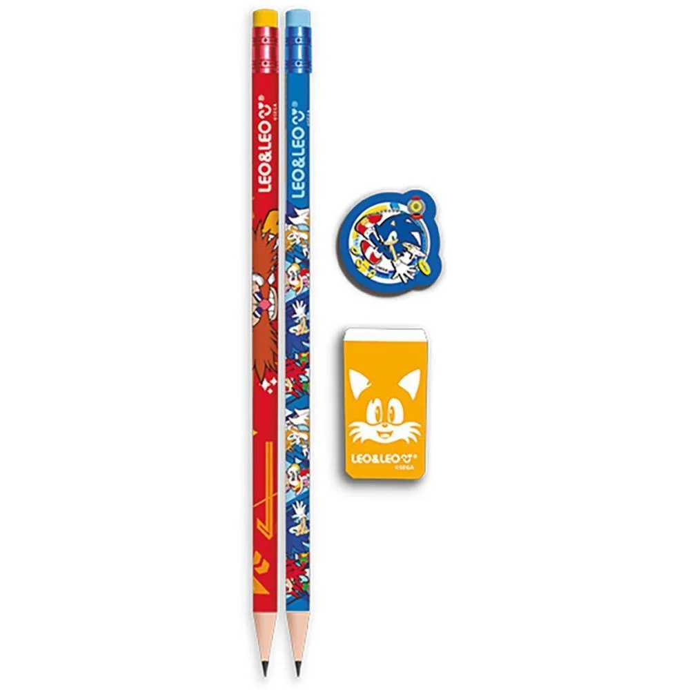 Kit Escolar Sonic Hb C/04 Pecas Leonora (Blister) - imagem 4