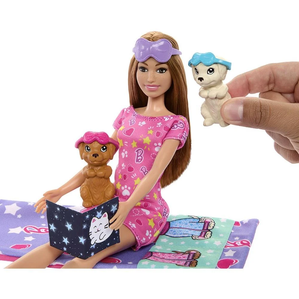 Barbie Family Festa Do Pijama Com Cachorrinh Mattel - imagem 5