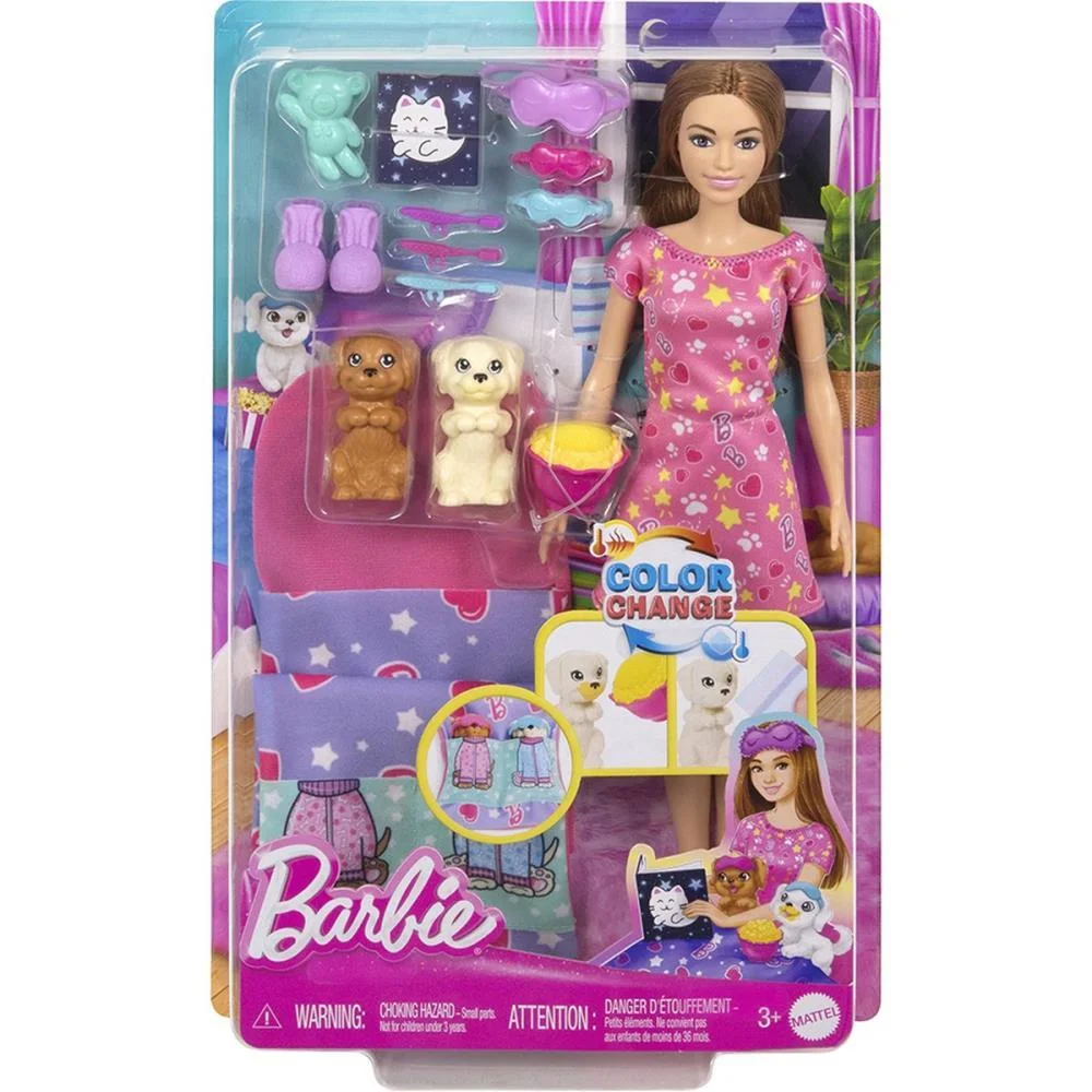 Barbie Family Festa Do Pijama Com Cachorrinh Mattel - imagem 9