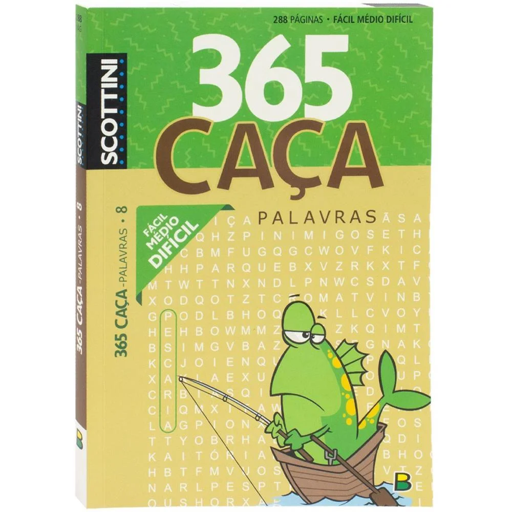 Livro De Atividades Caca-Palavras 365 Scottini N.8 Todolivro - imagem 2